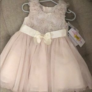 Toddler girls dress with diaper cover